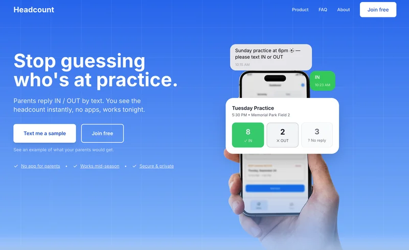 HeadCount - HR & Staffing website by CloverSpace